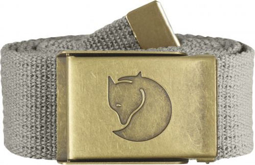 Fjällräven Canvas Brass Belt 4 cm. Fog
