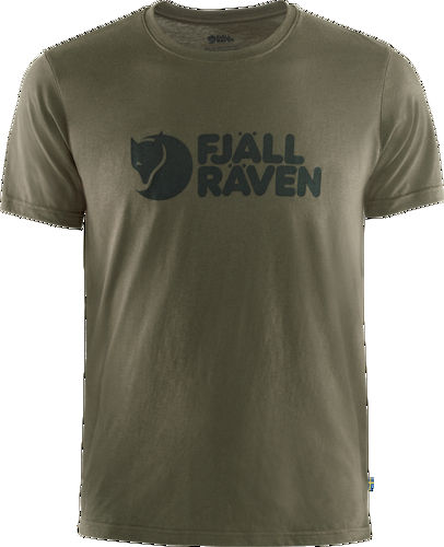 Fjällräven Logo T-shirt M Dark Olive S