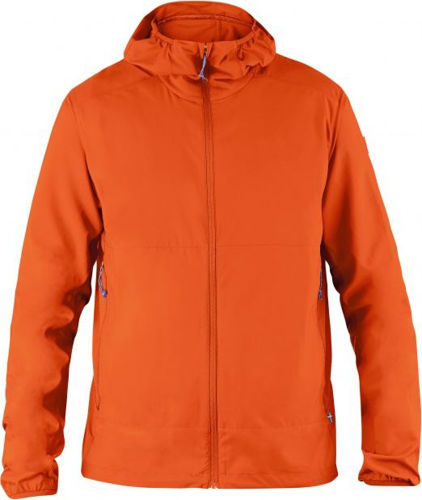 Fjällräven Abisko Hybrid Windbreaker Jacket Flame Orange S