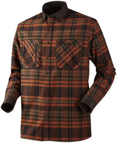 Härkila Pajala skjorte Burnt Orange check