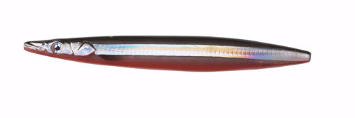 Savage Gear Line Thru Sandeel 85mm 11g 10-Black & Red UV