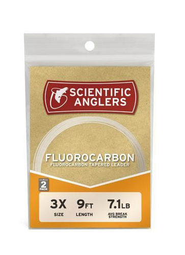 SA Fluorocarbon Leader 9" 4X (0.178mm) 2-pack