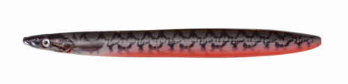 Savage Gear LINE THRU SANDEEL 8.5CM 11G SINKING RED BLACK POUT