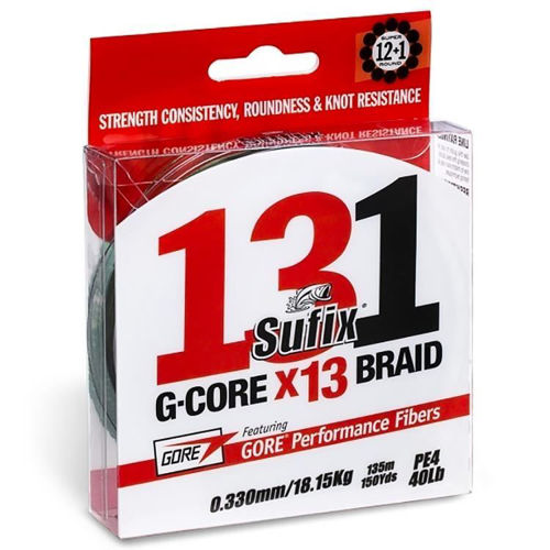 Sufix 131 G-CORE X13 BRAID 150M 0,14MM GR