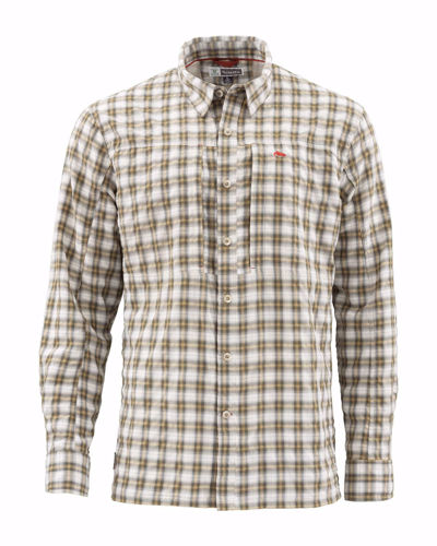 Simms BugStopper Shirt Plaid Cork Plaid