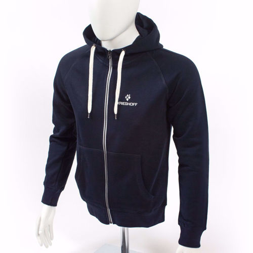 Krieghoff Zip Hoodie Navy Medium