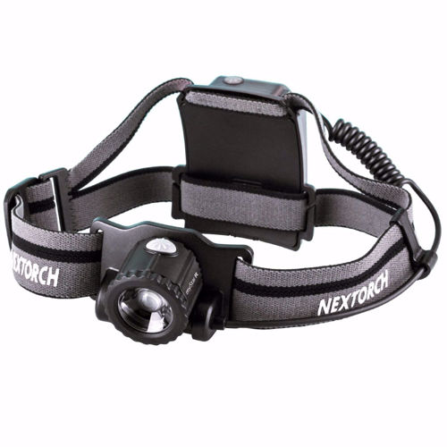 NexTorch Mystar R Hodelykt Svart/Grå 750lm