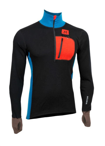 Aclima Lars Monsen Warm Wool Polo m/Glidelås Mann