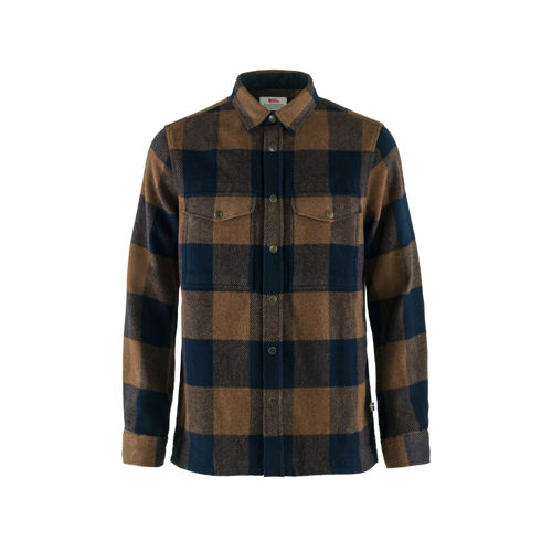 Fjällräven Canada Shirt Chestnut - Dark Navy