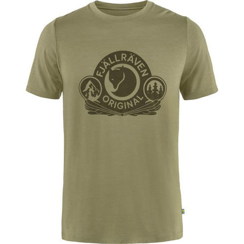 Fjällräven Abisko Wool Classic SS M Light Olive
