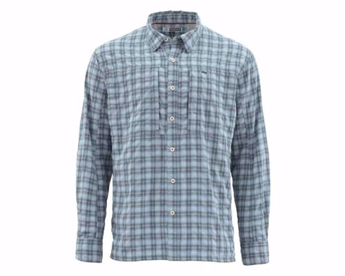 Simms BugStopper Shirt Storm Plaid (utgående modell) XXL