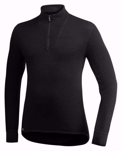 Woolpower FR Zip Turtleneck 400 gr gr BLACK XL