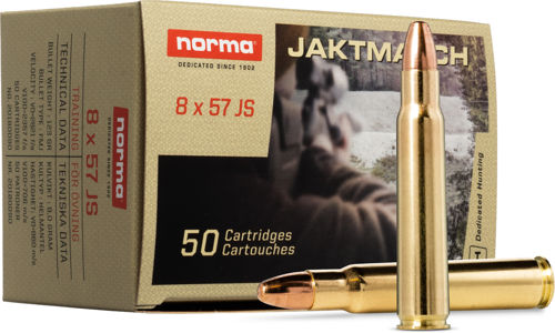Norma Jaktmatch 8X57JS 8,0 g / 124 gr
