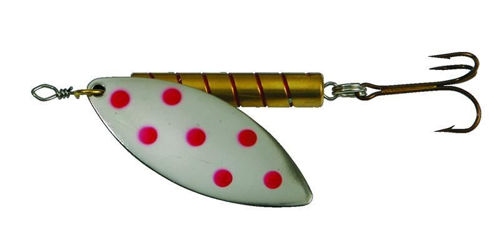 Søvik Laksespinner 28gr Sølv/Rød