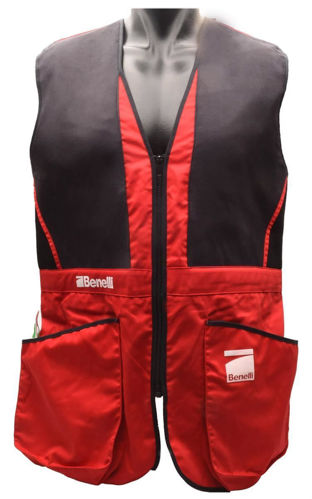 Benelli skytevest Rød/Sort Medium