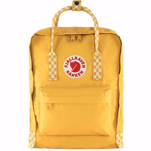 Fjällreven Kånken Ochre-Chess Pattern