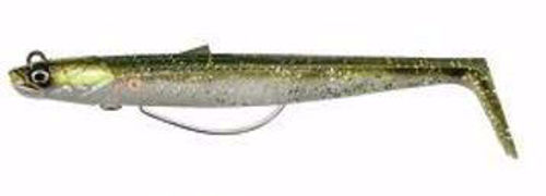 Savage Gear Sandeel V2 WL 14cm 33g Sinking Green Silver 2+1