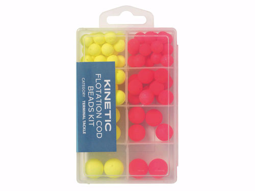 Kinetic Flotation Cod beads Kit 72Pcs