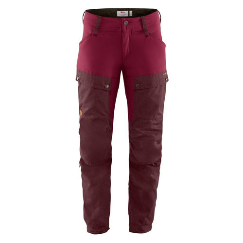 Fjällräven Keb Trousers Curved W Dark Garnet-Plum