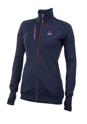 Aclima DoubleWool Jacket Woman Peacoat Tornado/Calypso Coral utgått