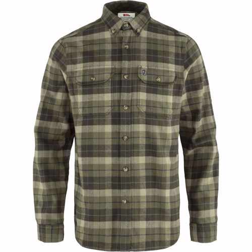 Fjällräven Singi Heavy Flannel Shirt Green-Deep Forest M