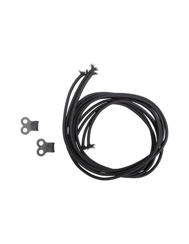 Bergans Elastic Band/Hooks for Gaiter 2pk Black