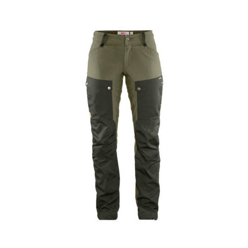 Fjällräven Keb Trousers Curved Short W Deep Forest Laurel Green