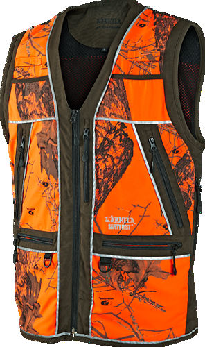 Härkila Safety vest Green w/orange