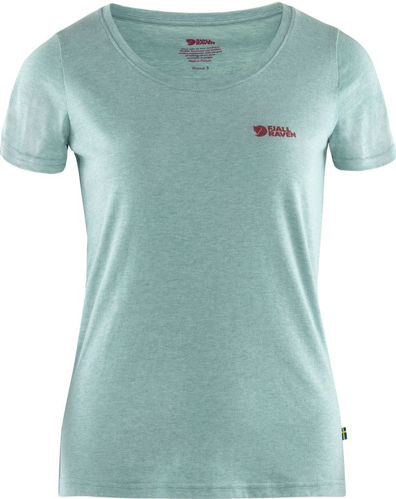 Fjällräven Logo T-shirt W Clay Blue - Melange