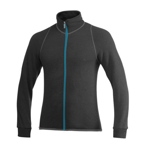 Woolpower Full Zip Jacket 400 gr Grey/Turquoise