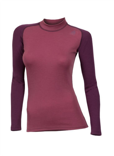 Aclima Warmwool Crewe Neck Woman Damson/Grape