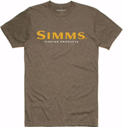 Simms Logo T-Shirt Olive Heather