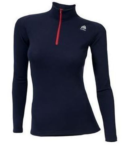Aclima Warmwool MOCK NECK WOMAN Peacoat