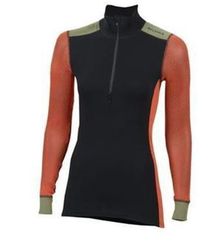 Aclima Woolnet HIKING Mockneck W Jb/Poinc/Olive