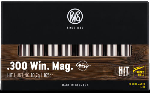 Rws 300 Win Mag Hit 10,7G 165Gr Short Barrel 20pk