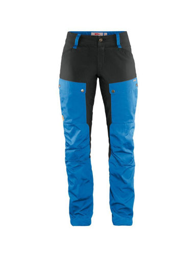 Fjällräven Keb Trousers Short Curved W UN Blue-Stone Grey