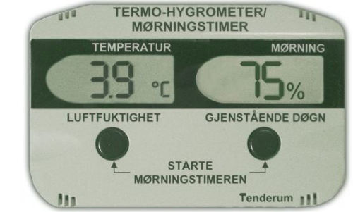 Tenderum Mørningstimer Veggmodell