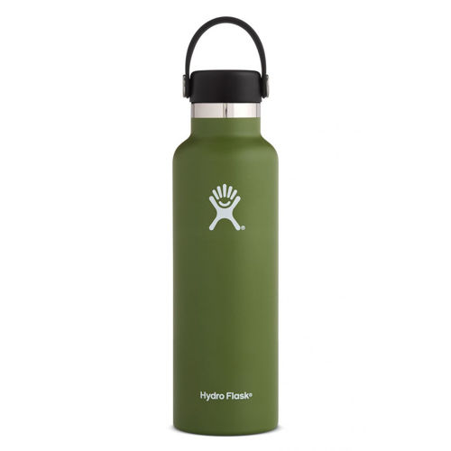 Hydro Flask 21oz Standard Mouth Flex Cap Olive - Grønn