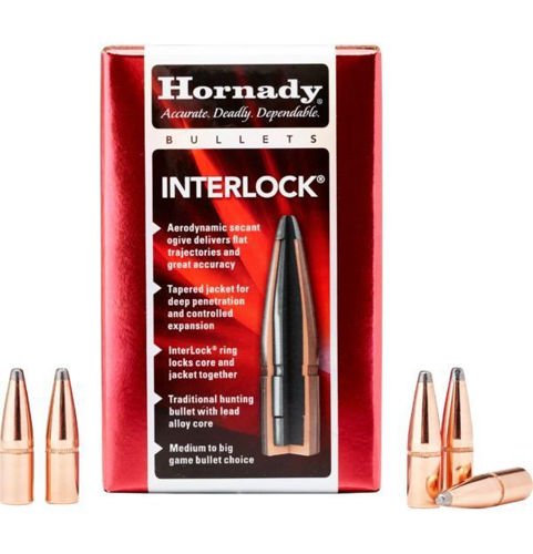 Hornady Traditional Rifle Bullets 30 Cal .308 125 Gr Hp