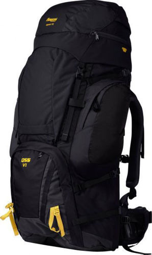 Bergans Alpinist V6 Large 130L Black/Waxed Yellow
