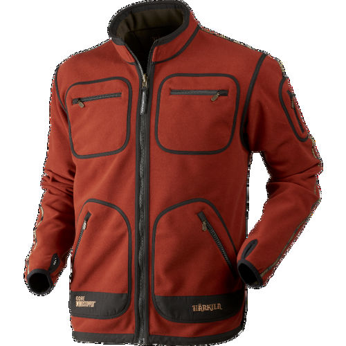 Härkila Kamko fleece Burnt orange/Shadow brown