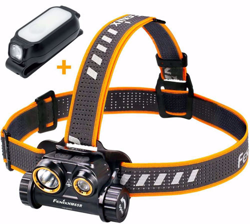 FENIX HM65R Hodelykt + E-Lite Minilykt