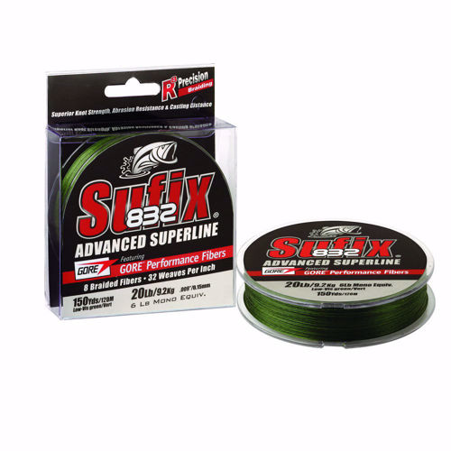 SUFIX 832 GORE BRAID 120M 0,15MM GRE