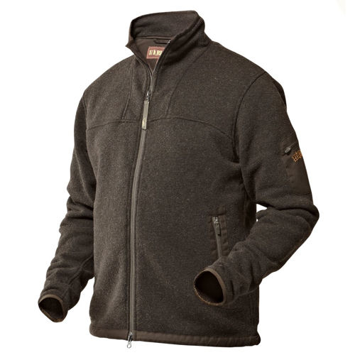 Härkila Norja cardigan Shadow brown melange
