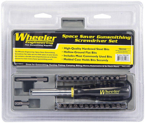 Wheeler Space Saver Gunsmithing Screwdriver Set