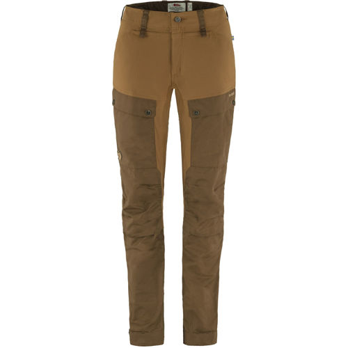 Fjällräven Keb Trousers Curved W Short Timber Brown-Chestnut
