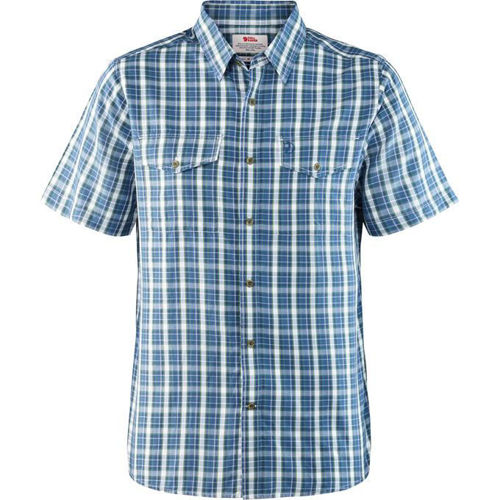 Fjällräven Abisko Cool Shirt SS M Uncle Blue
