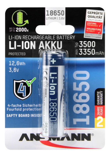 Batteri Ansmann Li-Ion 3,6v 3500mAh
