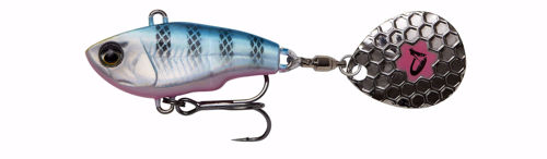 Savage Gear FAT TAIL SPIN 6.5CM 16G SINKING BLUE SILVER PINK