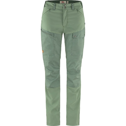 Fjällräven Abisko Midsummer Zip Off Trousers W Jade Green-Patina Green